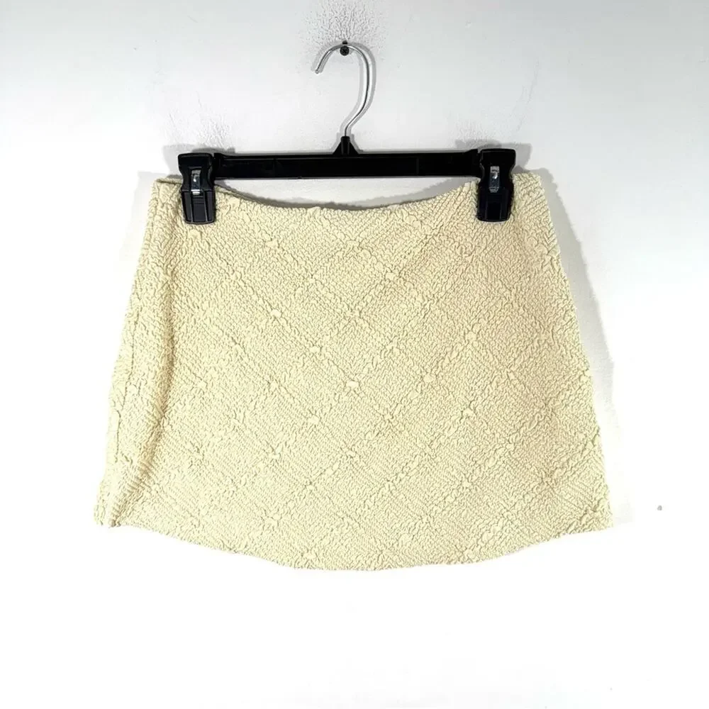 Devon Windsor Jasper Top Jace Mini Skirt Butter Texture Knit Matching Set Large